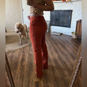 Burnt Orange Corduroy pants